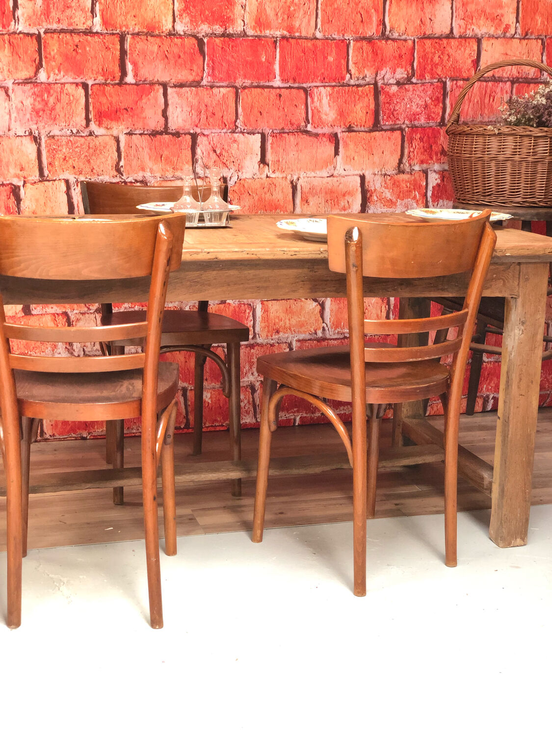 Old oak farmhouse table
