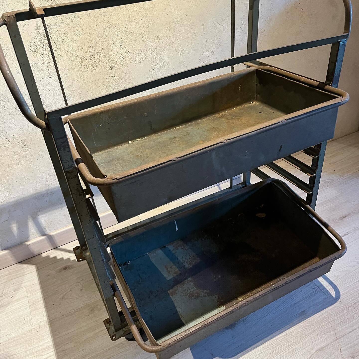 Industrial trolley or trolley in steel 1930/40