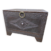 Small orientalist wooden chest shirazi india persia