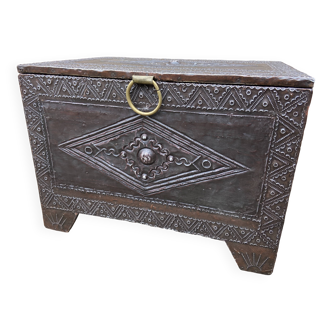 Petit coffre en bois orientaliste shirazi india perse