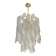 Murano Glass Chandelier "Virgola" Made in Italy Venini Style