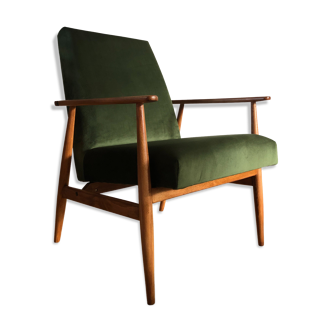 Mid-century green armchair by Henryk Lis, 1960s