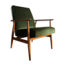 Fauteuil vert du milieu du siècle par Henryk Lis, années 1960