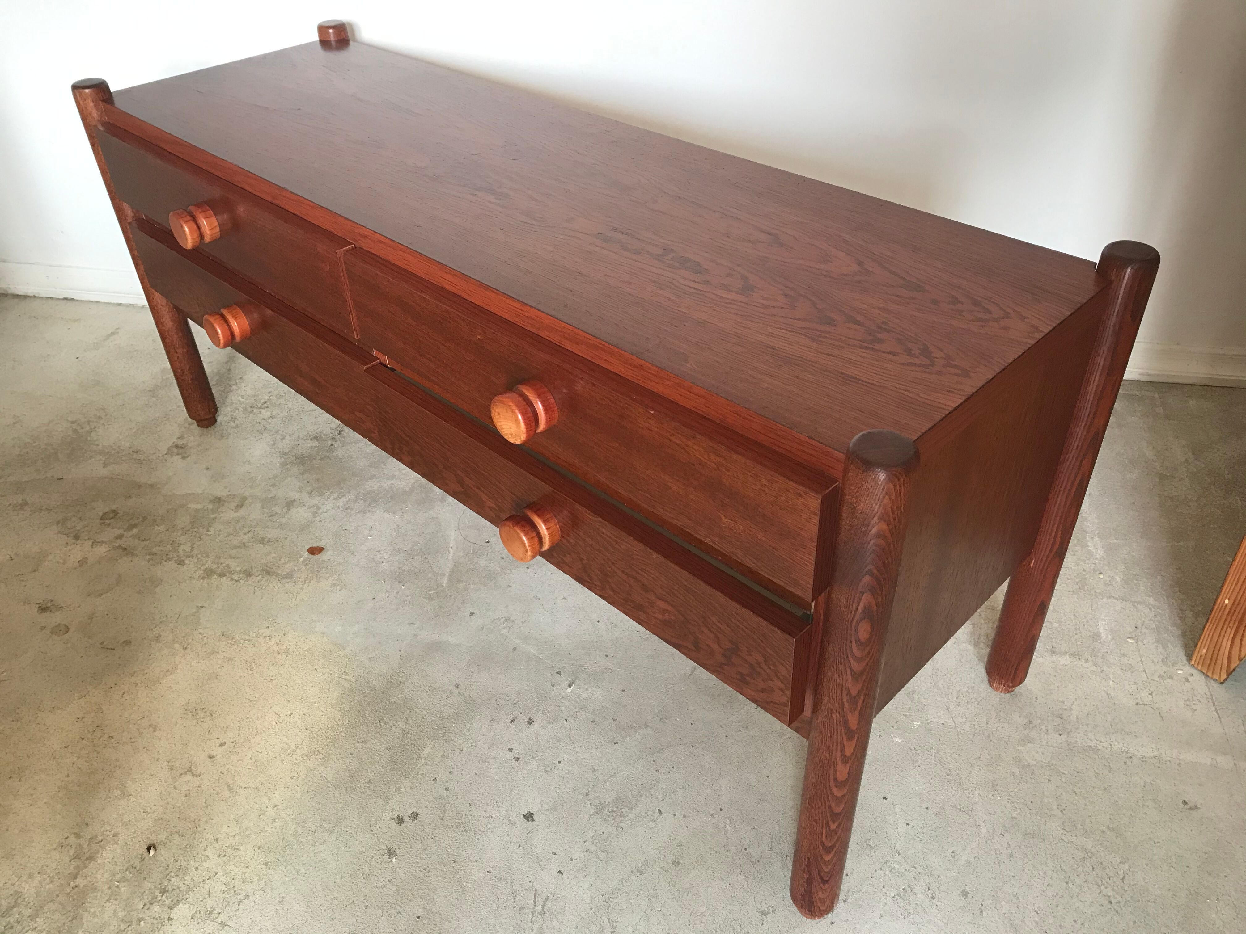 Vintage low console furniture