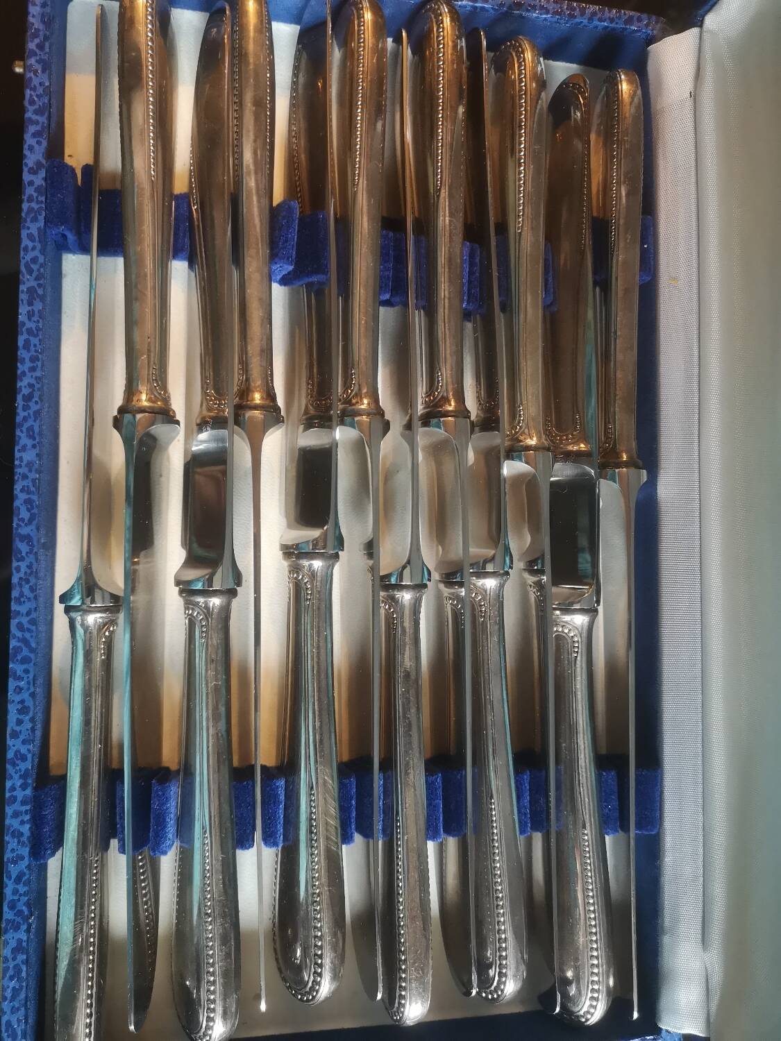 Silver-plated metal cutlery by Boulenger