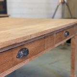 Massive oak farm table 1950