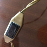 Table lamp wood and jute