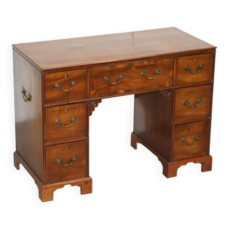 Georgian military campaign desk Regency with large map drawer