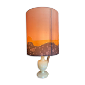 Alabaster foot lamp