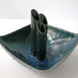 Vintage stoneware vase 1970