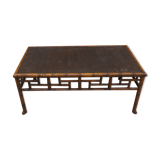 Table basse en faux bambou