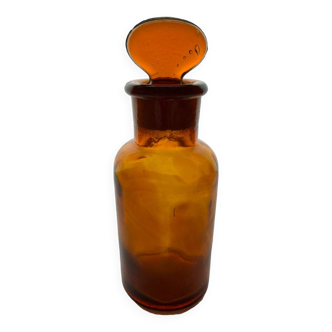 Amber Glass Apothecary Bottle