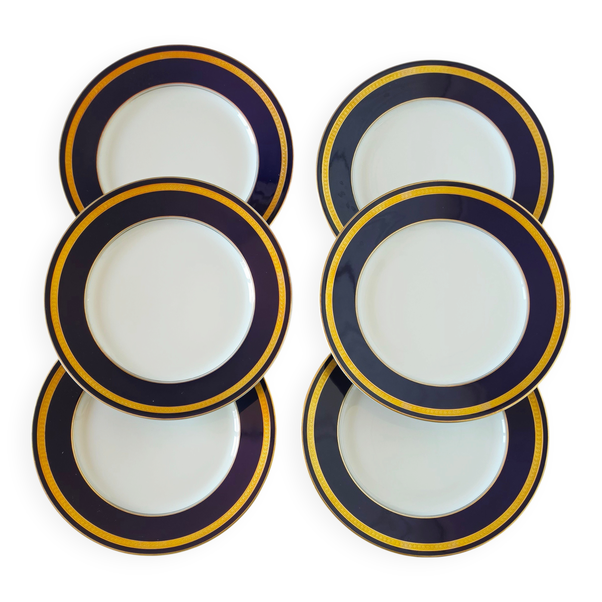 Service de 6 assiettes plates Rosenthal Classic Rose