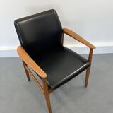 Mid-Century Danish Teak Armchair by Grete Jalk for Glostrup, 1960s