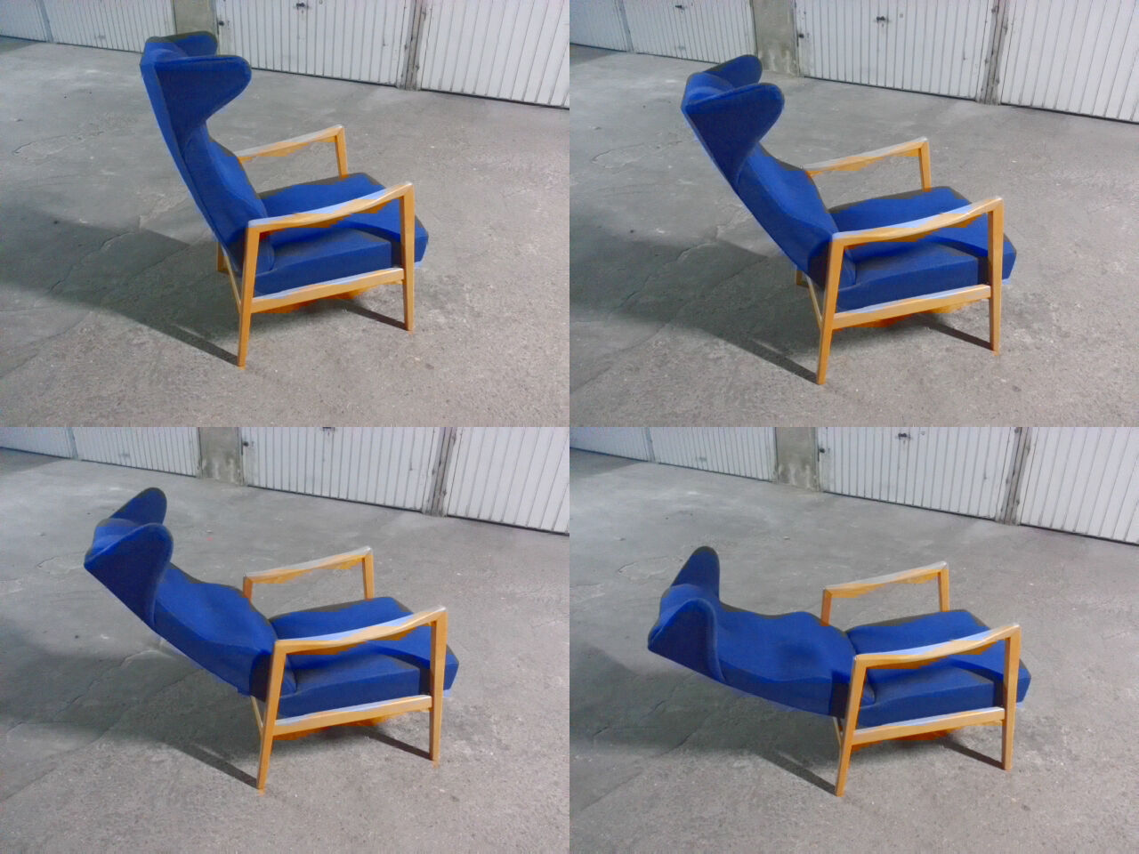 Recliner Chair long 50 years flesh lounge style kofod larsen Sven Ivar Dysthe