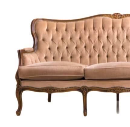 Antique sofa, baroque Louis XV style