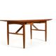 Fine Danish freestanding Desk in Teak and Oak 1960s