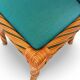 Set of six vintage bamboo and rattan dining chairs