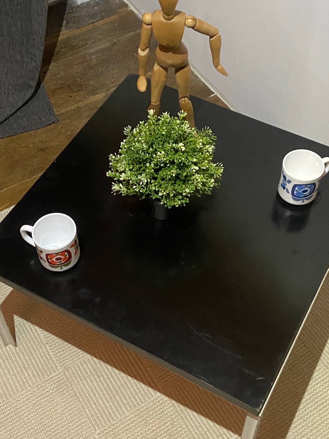 Florence Knoll T angle coffee table, Formica, vintage, design, 1950,