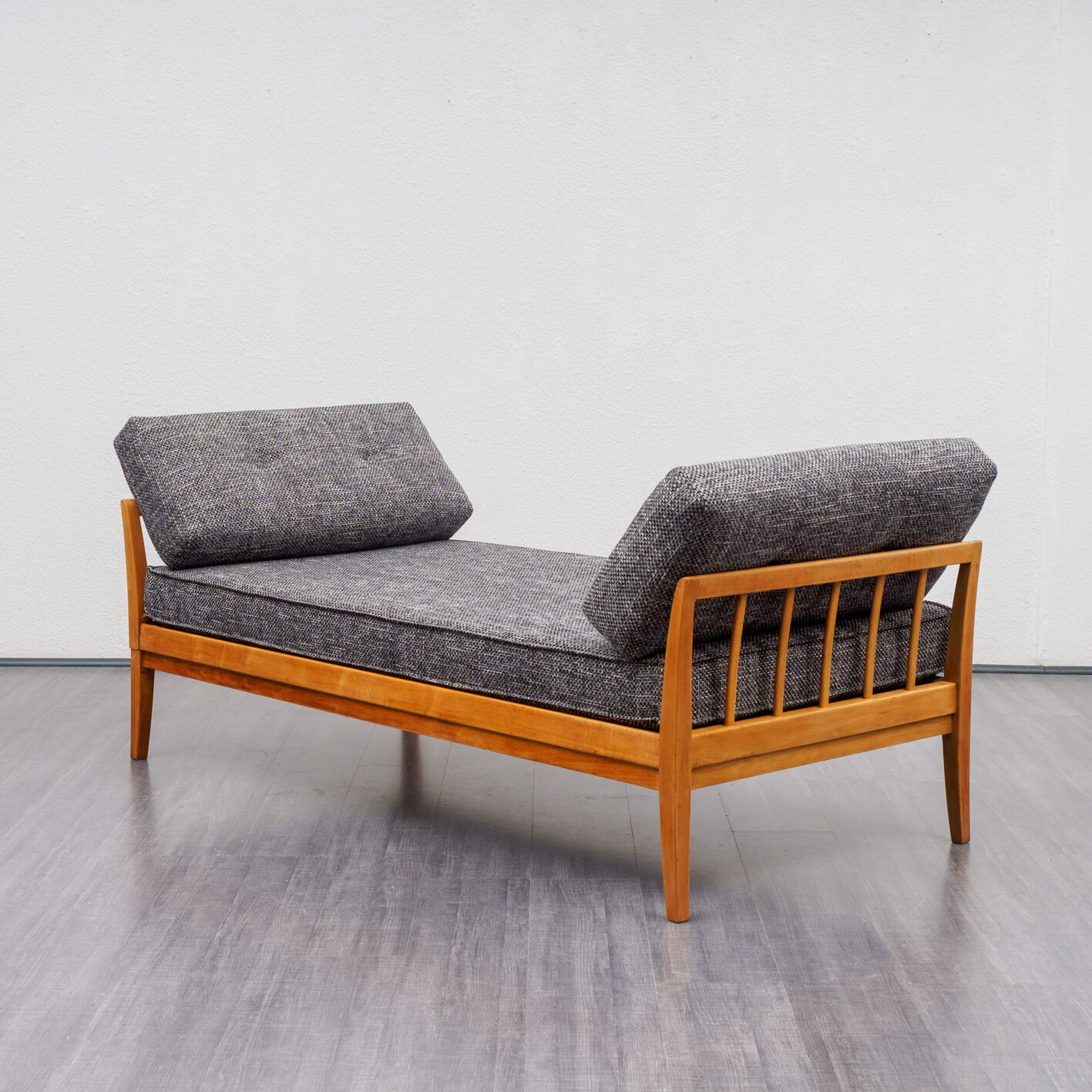 50s sofa in cherry wood