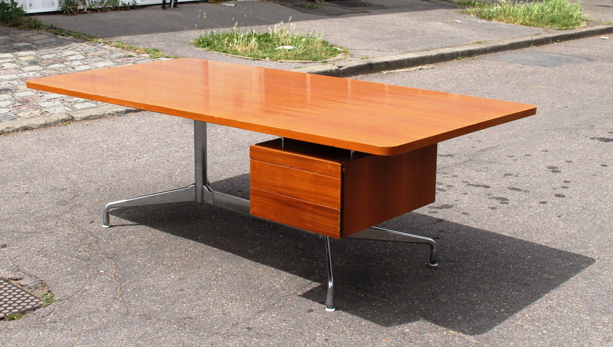 Vintage Charles & Ray Eames desk