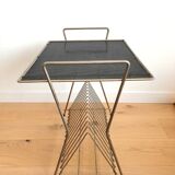 Table d'appoint pour vinyles dlg Matégot