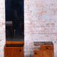 Art Deco Dressing Mirror by J. Halabala for Up Zavody, Czech, 1940s, Set of 2