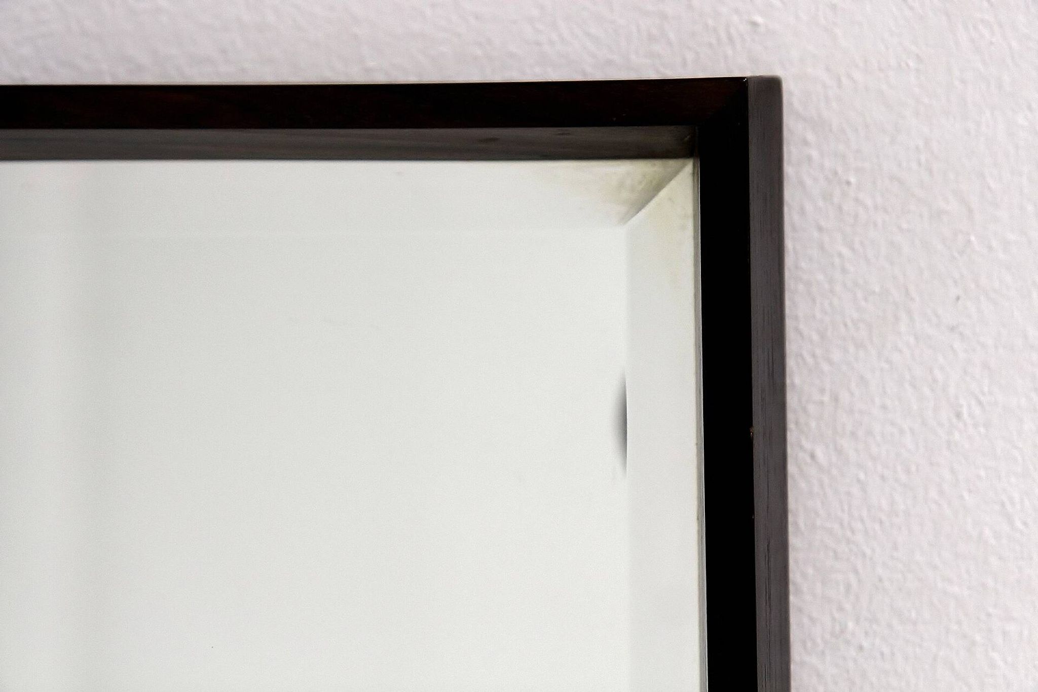 Scandinavian mirror in rosewood, Denmark, 1960, 120 x 45cm