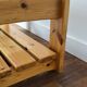 1970s pine coffee table