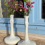 Pair of Art Nouveau vases/soliflores K&G Lunéville - France