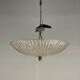 Ceiling chandelier in murano art deco glass