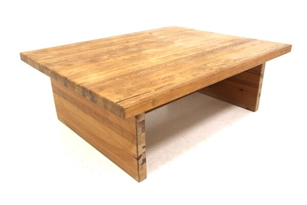 Table basse scandinave en pin, Suède, 1970