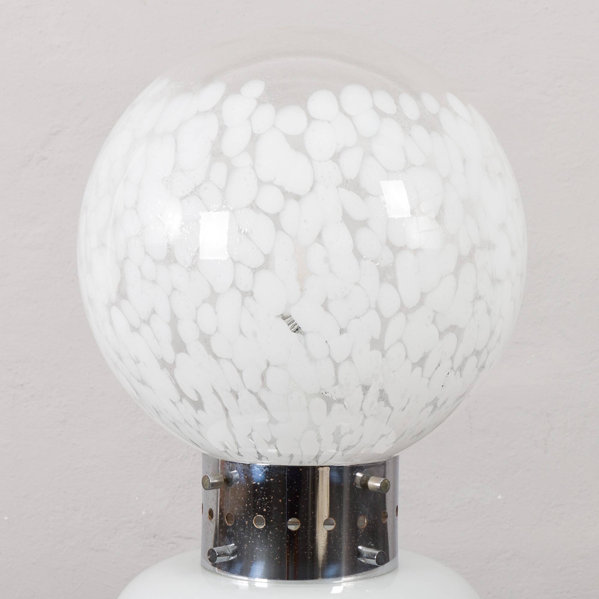 Space Age Murano glass  lamp by Carlo Nason, Mazzega, Italy, 1970s
