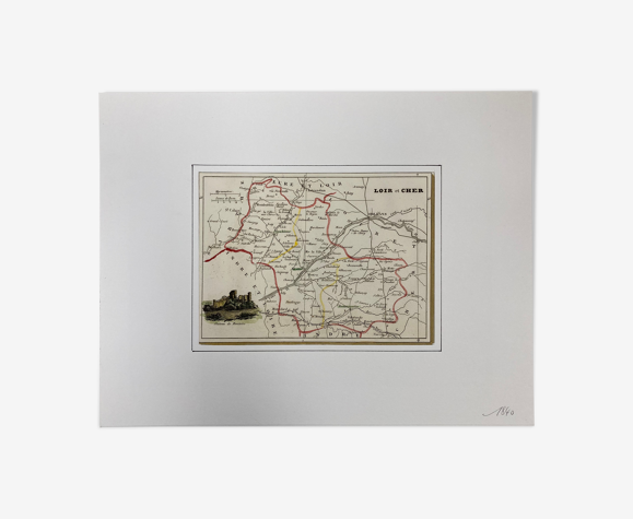 Carte ancienne du Loir-et-Cher