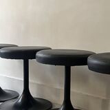 Tabouret tulipe Saarinen noir , design 1970