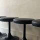Tabouret tulipe Saarinen noir , design 1970
