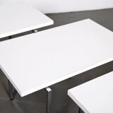 Modernist stackable tables by Trix & Robert Haussmann