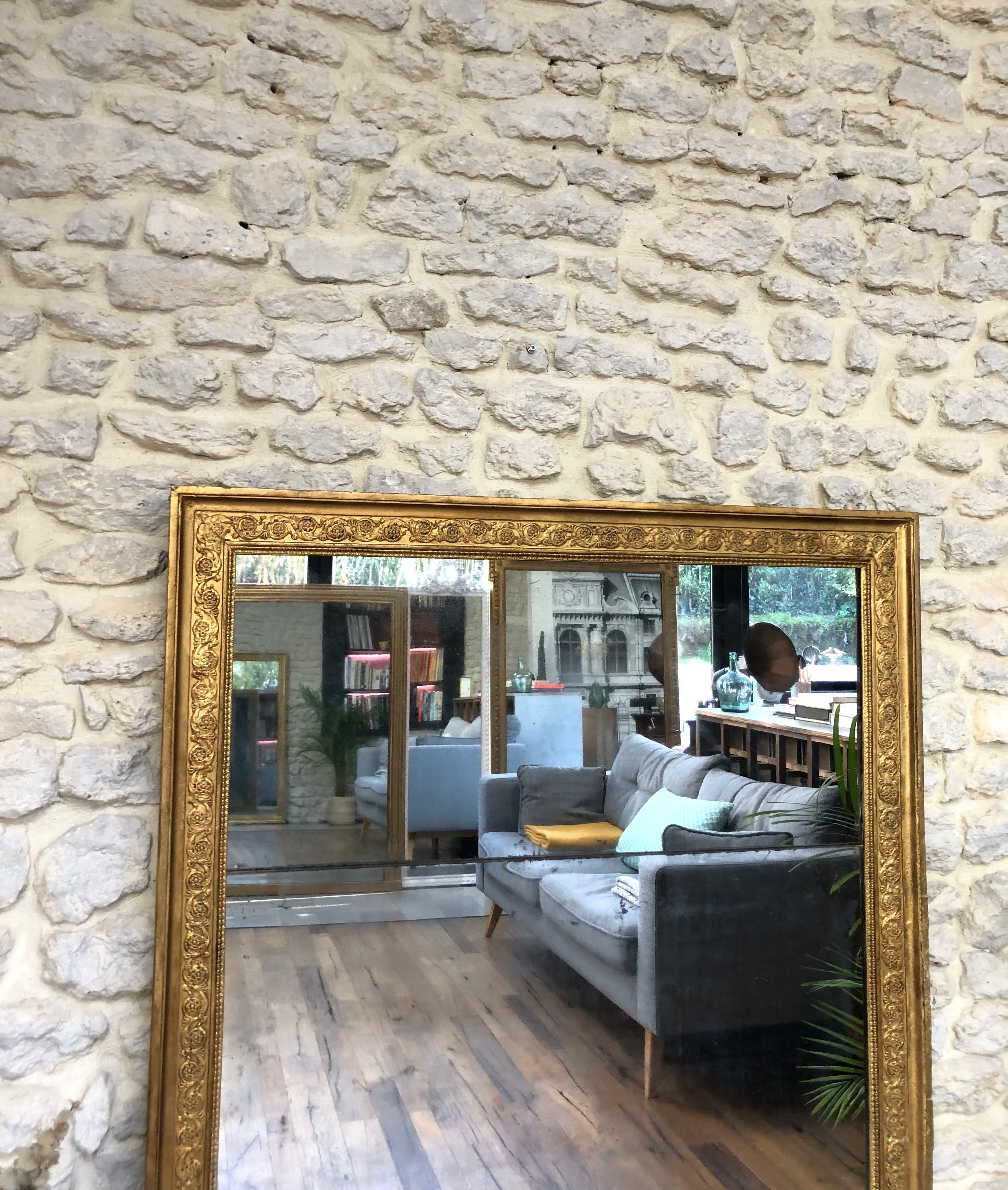 Old mirror 154,5/100cm