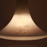 Superb large opaline glass pendant by Limburg, Germany, 1970s.