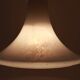 Superb large opaline glass pendant by Limburg, Germany, 1970s.