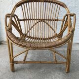 Armchair basket Adult rattan