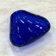 Murano Bullicante glass ashtray in blue