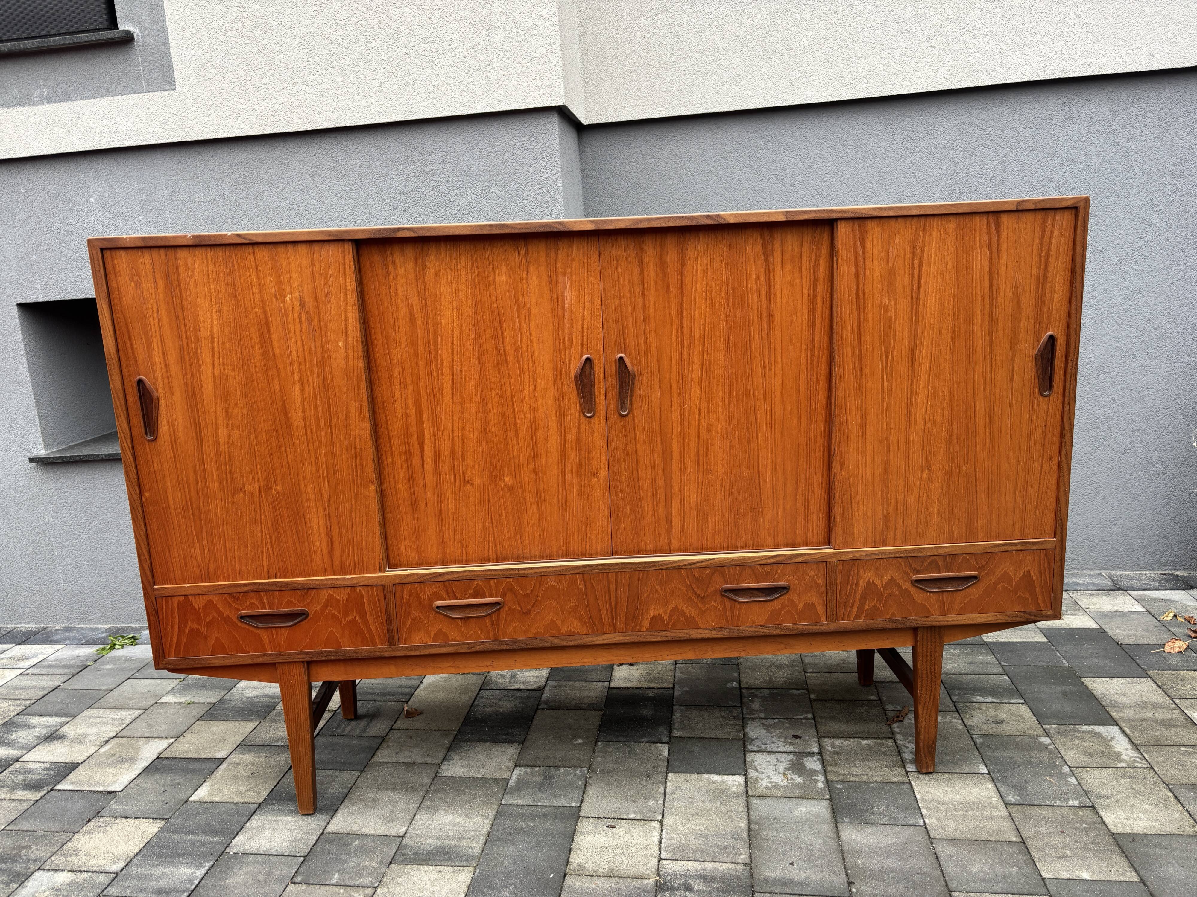 Teak sideboard, Denmark, 1970s