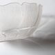 Salad Bowl Fleur, Vintage Decorative Clear Large Fruit Glass Bowl / Arcoroc