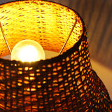Wicker lamp