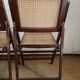 70s folding chairs canning chairs set of four