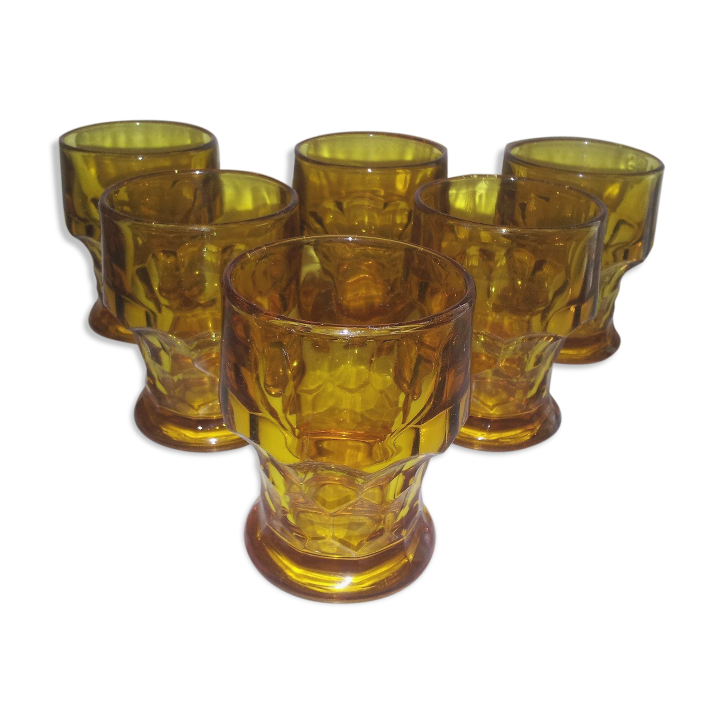 6 Art Deco glasses