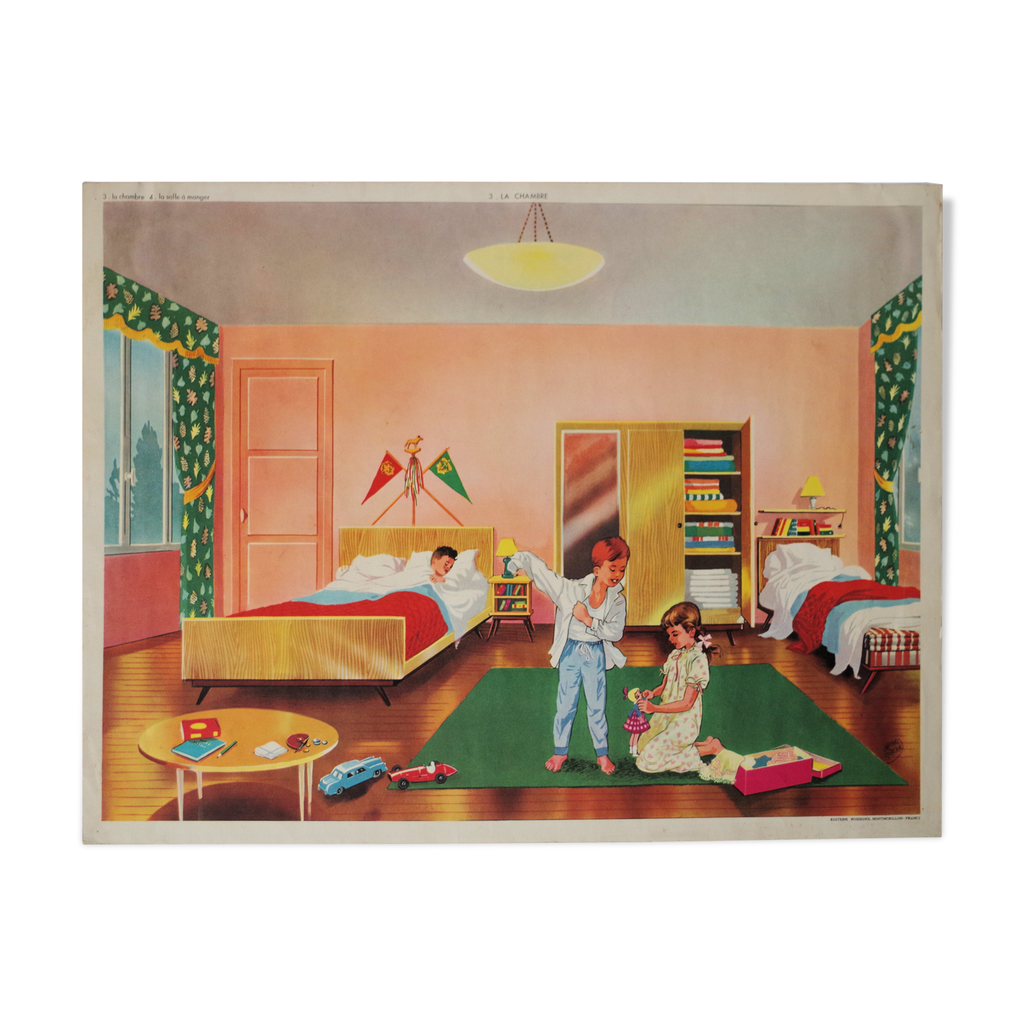 Rossignol poster the room / the dining room