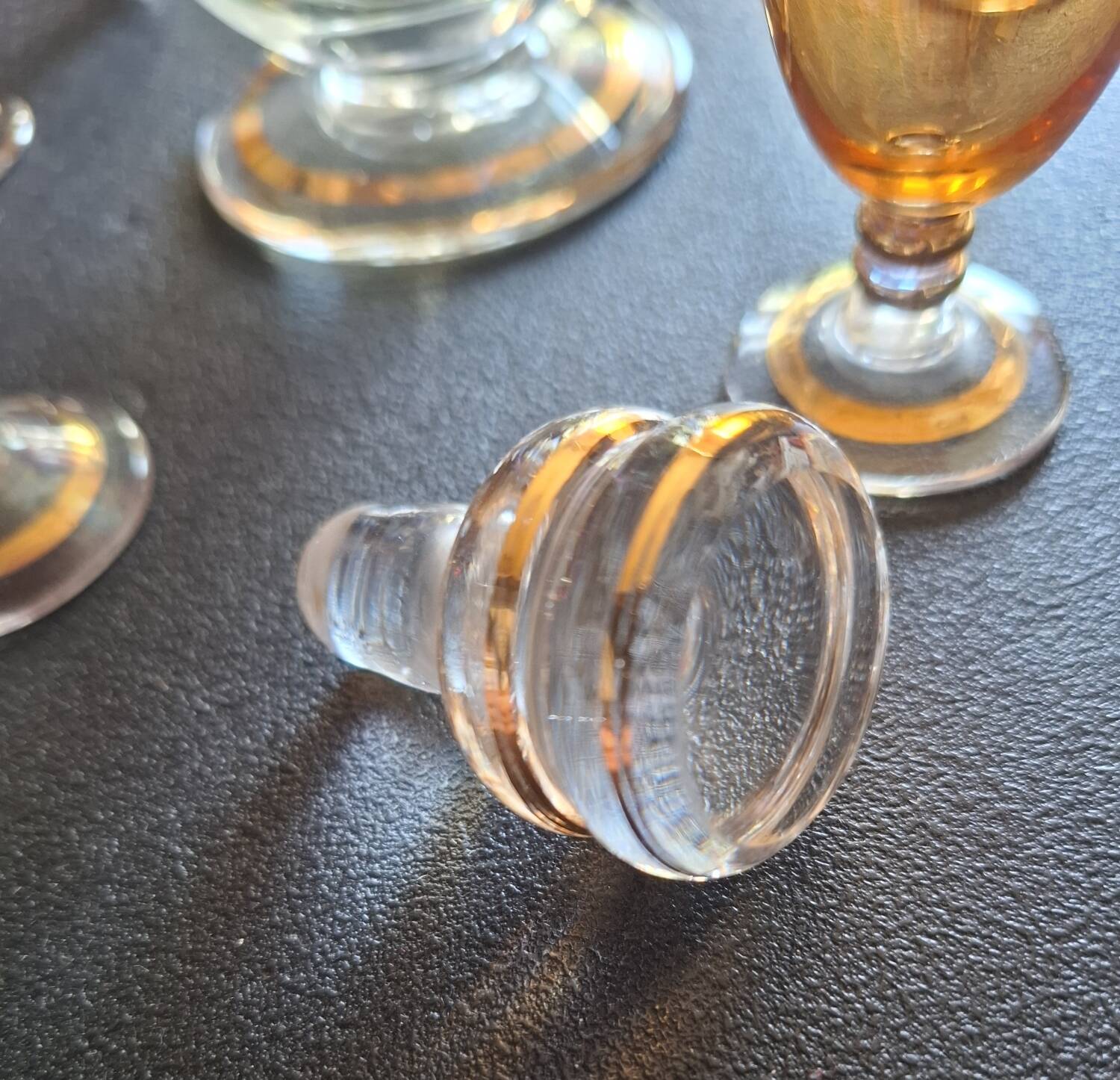 Art Deco liqueur service