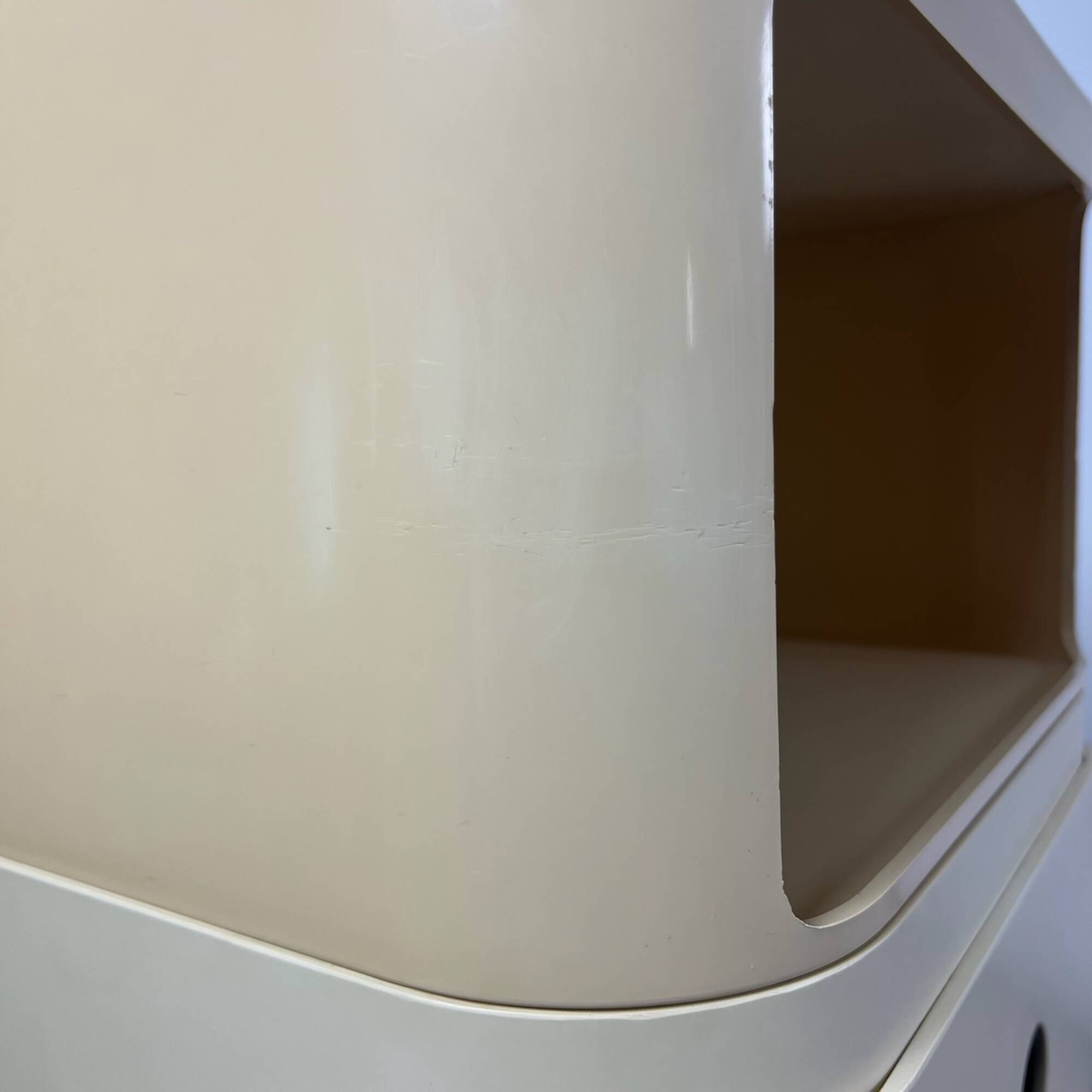 Kartell Componibili Vintage Set: Laundry Bin and Storage Container by Anna Castelli, 1960s